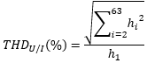 THDui formula